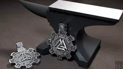 pendant with runes 3D print model