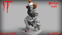  Pennywise the Dancing Clown Bill Scargard  3D print model
