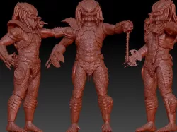 predator 2 inspired city hunter 3D print model