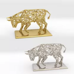  Raging bull 3D print model