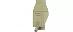 Rainwater Collector Fits 2X3 in Residential Downspouts in barrel 3D print model