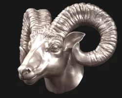 Ram Head 3D print model