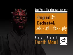 Ray Park - Darth Maul - Star Wars 3D print model