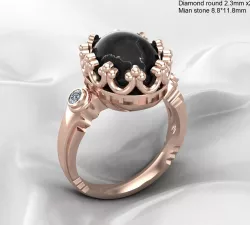 Ring of King 3D print model