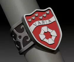 Ring Varia Fran Katekyo Hitman Reborn 3D print model 3D print model
