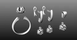 rings 3D print model
