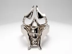 rings skull 3D print model