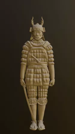 Samurai 3D print model