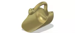 scoop for small boats yachts kitchen for 3d print and cnc 3D print model