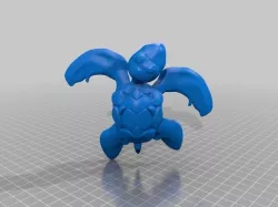 Sea Turtle Facing Right Free 3D print model