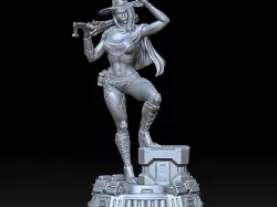 Sexy Ashe  3D print model