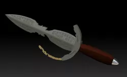 Sith Dagger Rise of Skywalke 3D print model
