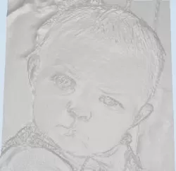 Skeptical Baby Lithophane Free 3D print model