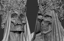 Skull Face 3D print model