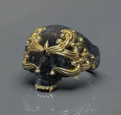 skull ring 3D print model