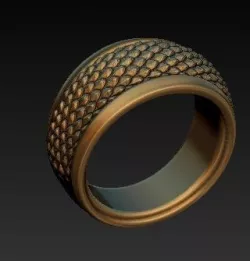 SNAKE ring 3D print model