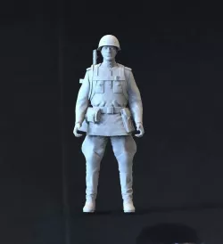Soviet soldier 3D print model