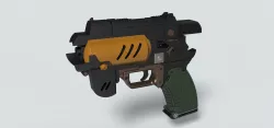 Spacers choice Light pistol from the game The Outer Worlds 3D print model