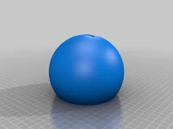 Sphere Piggy Bank Free 3D print model