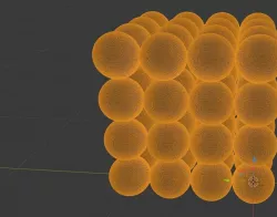 Spheres in a cube 3D print model
