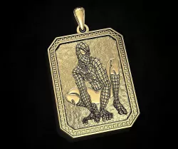 Spider Man pendant 3D print model