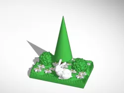 spring bunny Free 3D print model