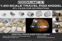 Star Trek TravelPod model kit 3D print model