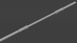 Star Wars Purge Trooper Electro Staff 3D print model
