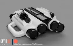 Stormtrooper Quadnocular 3D Print ready STL 3D print model