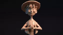 Straw Hat Luffy - OnePiece -  3D print model