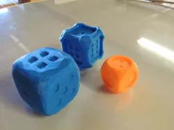 Stylish Collection of Dice - D6 Free 3D print model