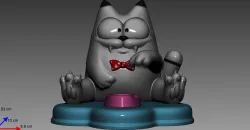 Stylized cat V3  3D print model