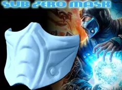 Sub Zero Mask - Full Size Mortal Kombat Free 3D print model