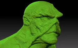 Swamp Thing bust 3D print model