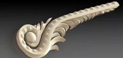 The baguette is decorative 3D print model