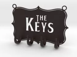 The Keys keyhanger 3D print model