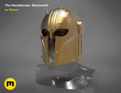 The Mandalorian - blacksmith helmet 3D print model