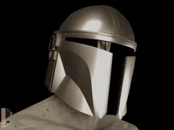 The Mandalorian Helmet 3D print model