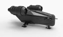 The Mandalorian ship Razor Crest 3D print model