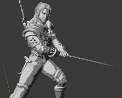 The Witcher  3D print model
