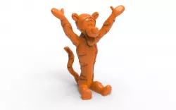 Tigger figure 3D print model