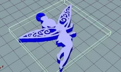 Tinkerbell Christmas  Ornament  3D print model