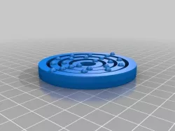titanium atom customized with full control over every ring Free 3D print model