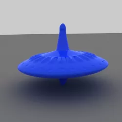 Ufo Spin Free 3D print model