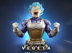Vegeta Bust - Dragon Ball Z collectibles 3D print model