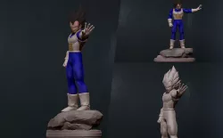 vegeta - dragon ball 3d print figurine 3D print model
