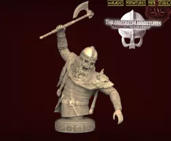 Viking Wolf 3D print model