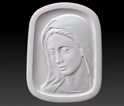 Virgin Mary 3D print model