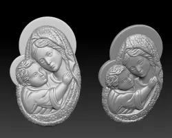Virgin Mary 3D print model