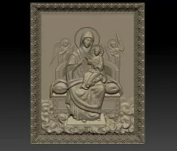 Virgin Mary 3D print model